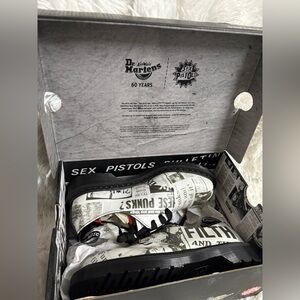 1461 Sex Pistols leather printed Oxford shoes